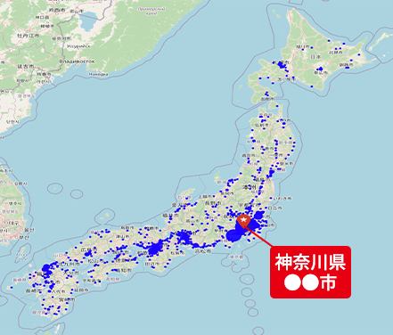 ネットワーク再構築方法の１拠点の場合の例